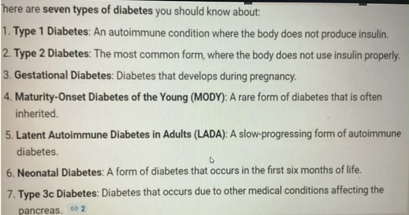 <ul><li><p>Type 3c Diabetes</p></li></ul><p></p>