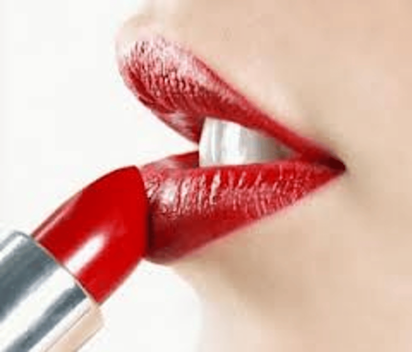 <p>to put lipstick on oneself</p>