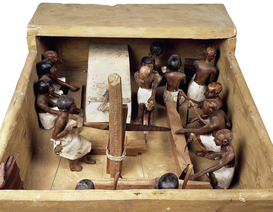 <p>Model of a carpenter workshop</p>