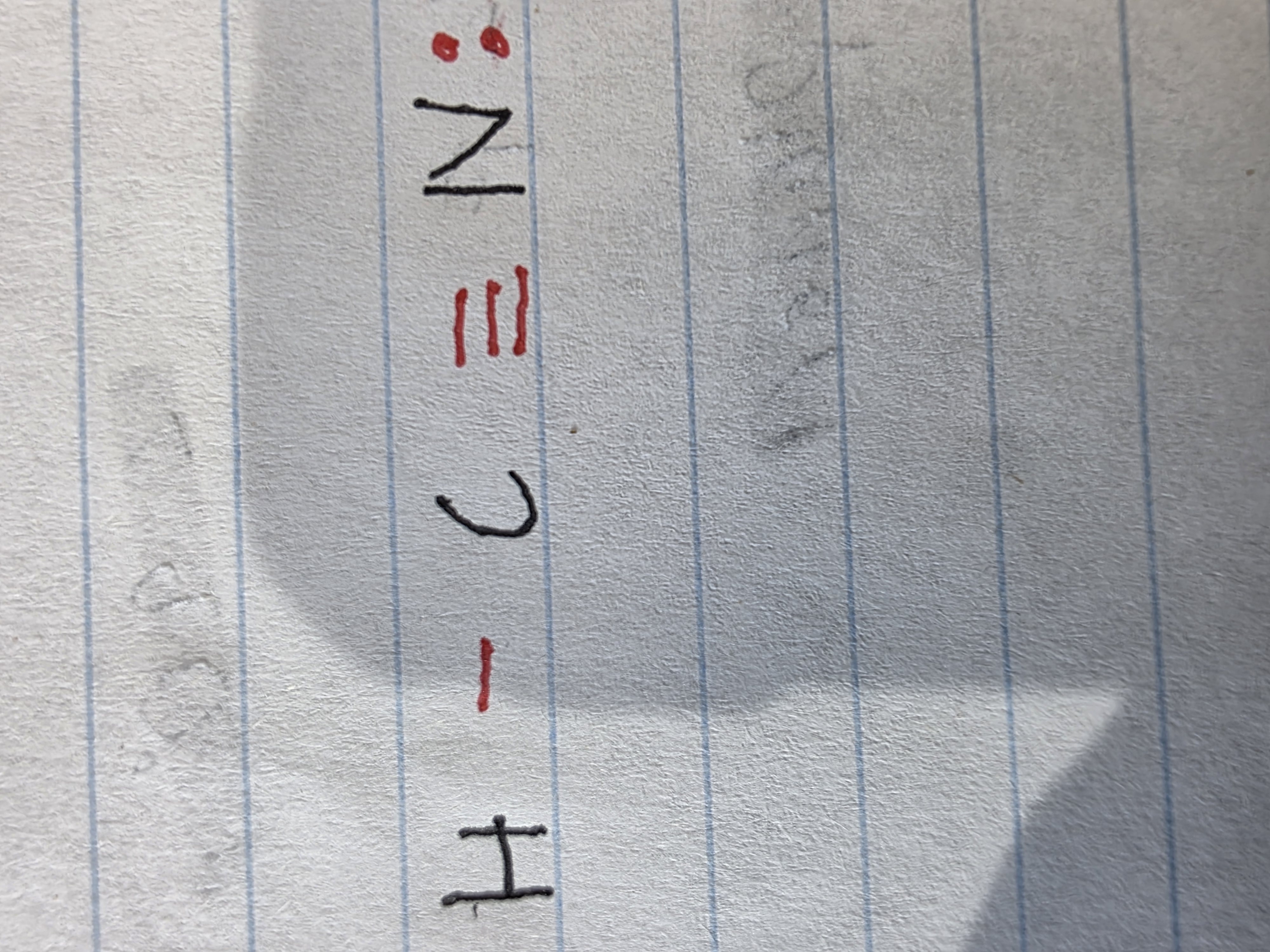 <p>SN=2</p>