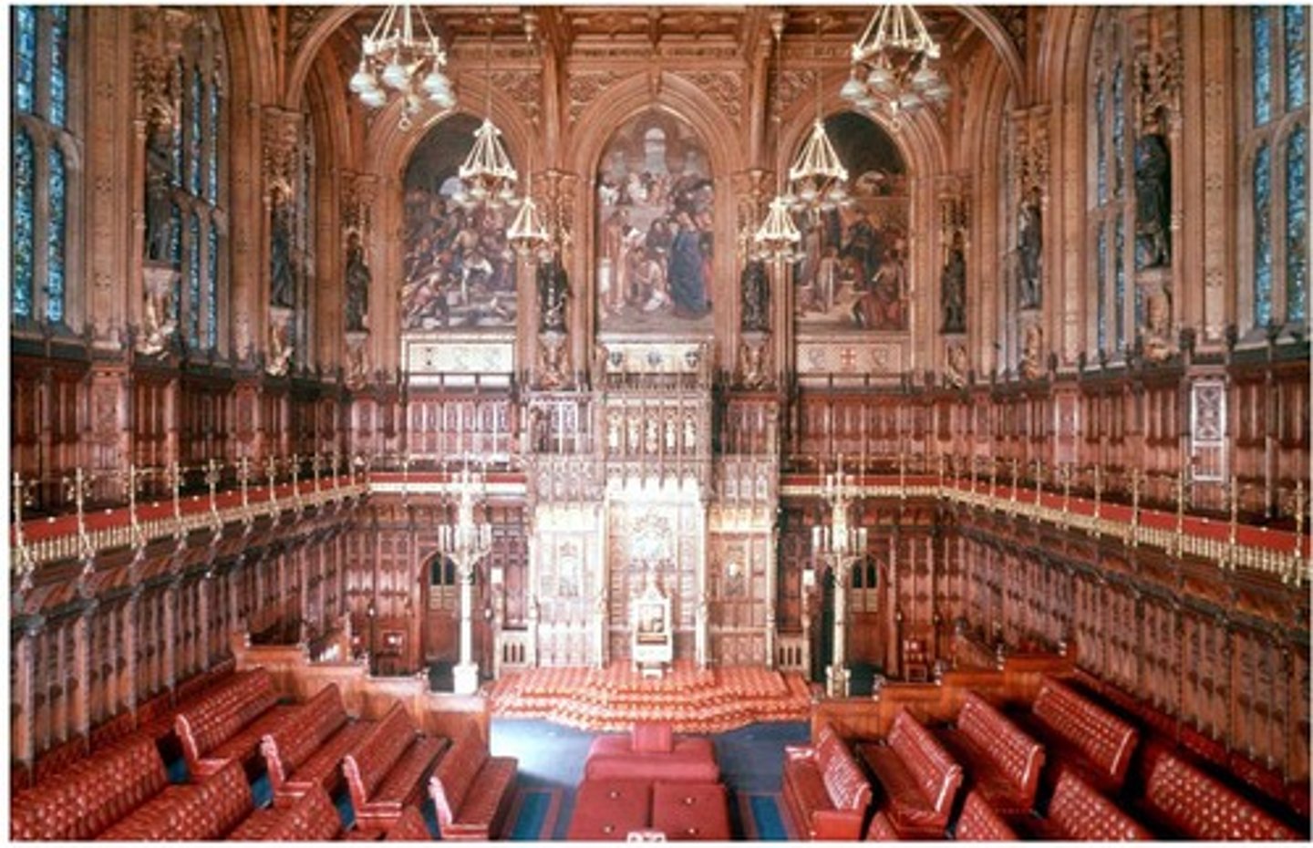 <p>Non-elected body, some inherit their position, some from Church, most chosen (200) on a commission.</p>