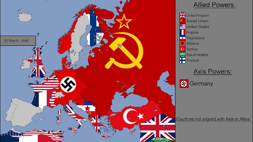 Europe at the End of WWII