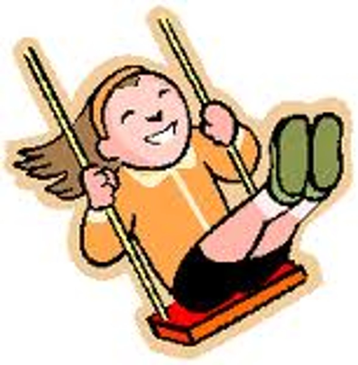 <p>to swing (on a swing)</p>