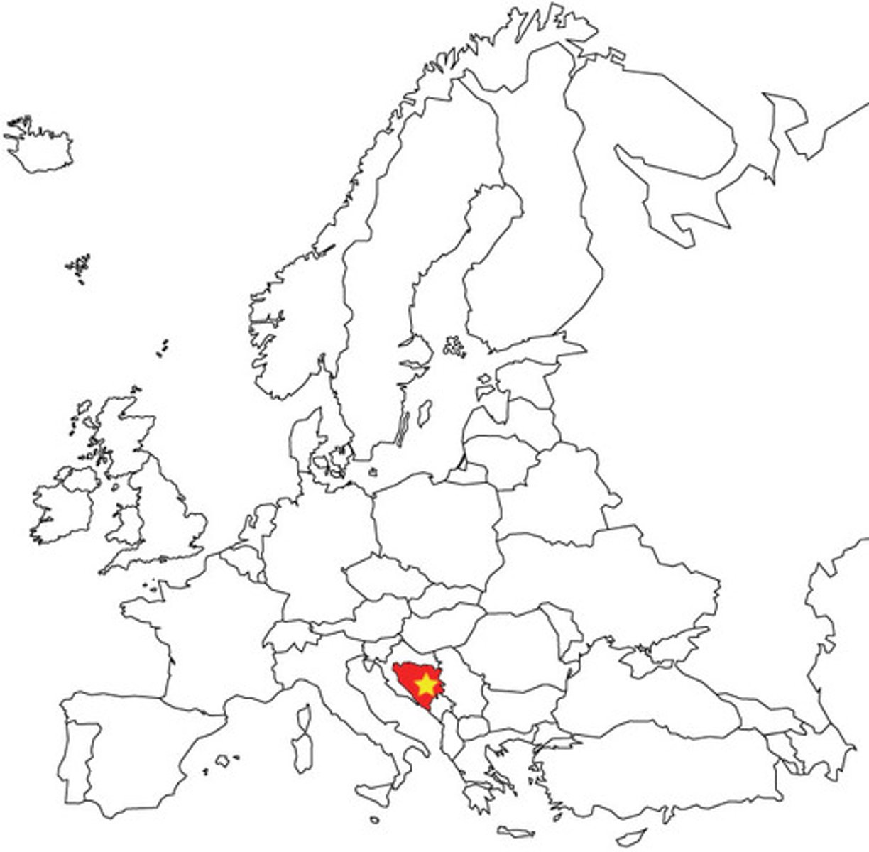 <p>Bosznia-Hercegovina fővárosa. 1914. június 28-án Szarajevóban gyilkolta meg Ferenc Ferdinánd osztrák-magyar trónörököst egy szerb nacionalista, Gavrilo Princip. A merénylet ürügyet szolgáltatott az első világháború megindításához.</p>