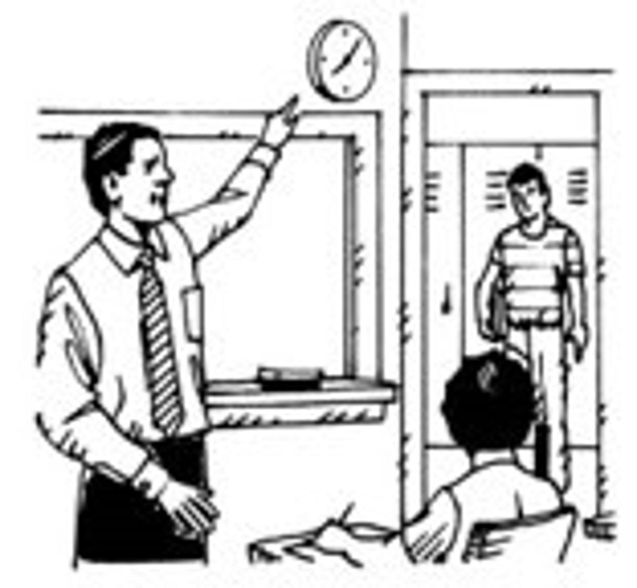 <p>to arrive late</p>