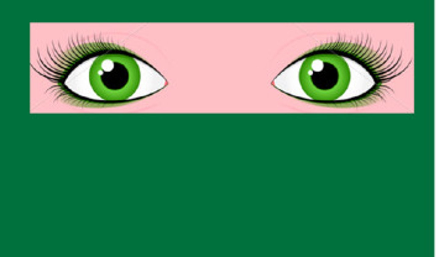 <p>green eyes</p>