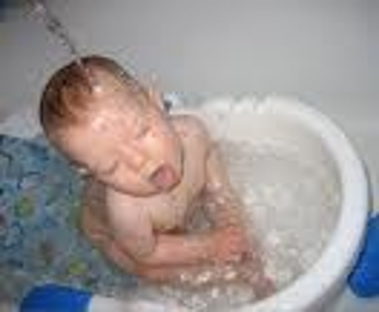 <p>I bathed myself</p>