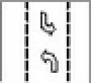 vehicles from both directions turning left