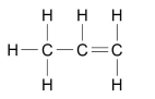 <p>WRITTEN C<sub>3</sub>H<sub>6</sub></p><p> OR</p><p>DIAGRAM</p>