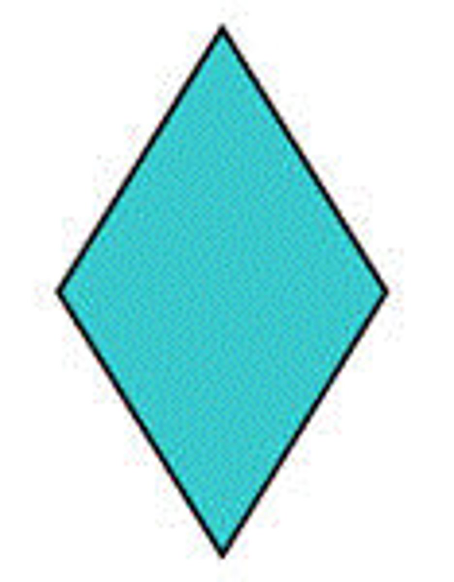 <p>a parallelogram with 4 equal sides and no right angles</p>