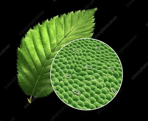 <p>This is a leaf. What do the leaf’s dots represent? What roles does it play?</p>