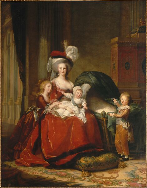 <p>Marie Antoinette With Her Children</p>