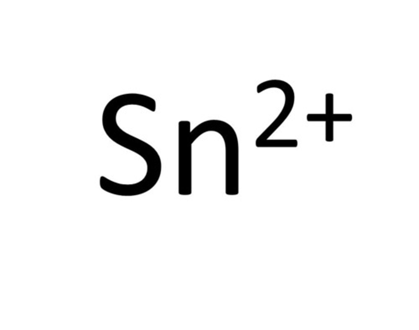 <p>Sn^{2+} </p>