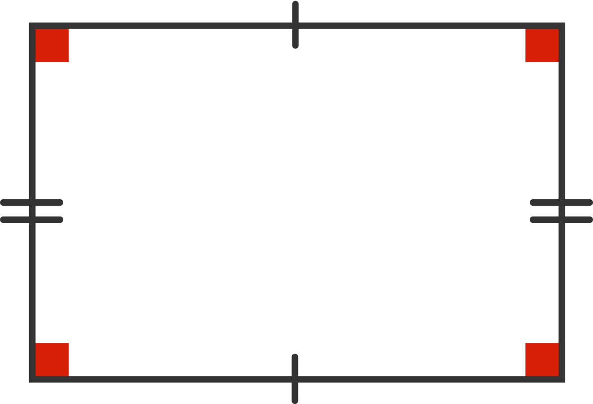 <p>A rectangle is a parallelogram with four right angles.</p>