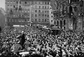 <p>A failed coup attempt by Adolf Hitler and the Nazi Party where they tried to seize power in Munich, Germany. The uprising, staged in a beer hall, marked an early but unsuccessful bid for control that would later contribute to the rise of the Nazi regime.</p>