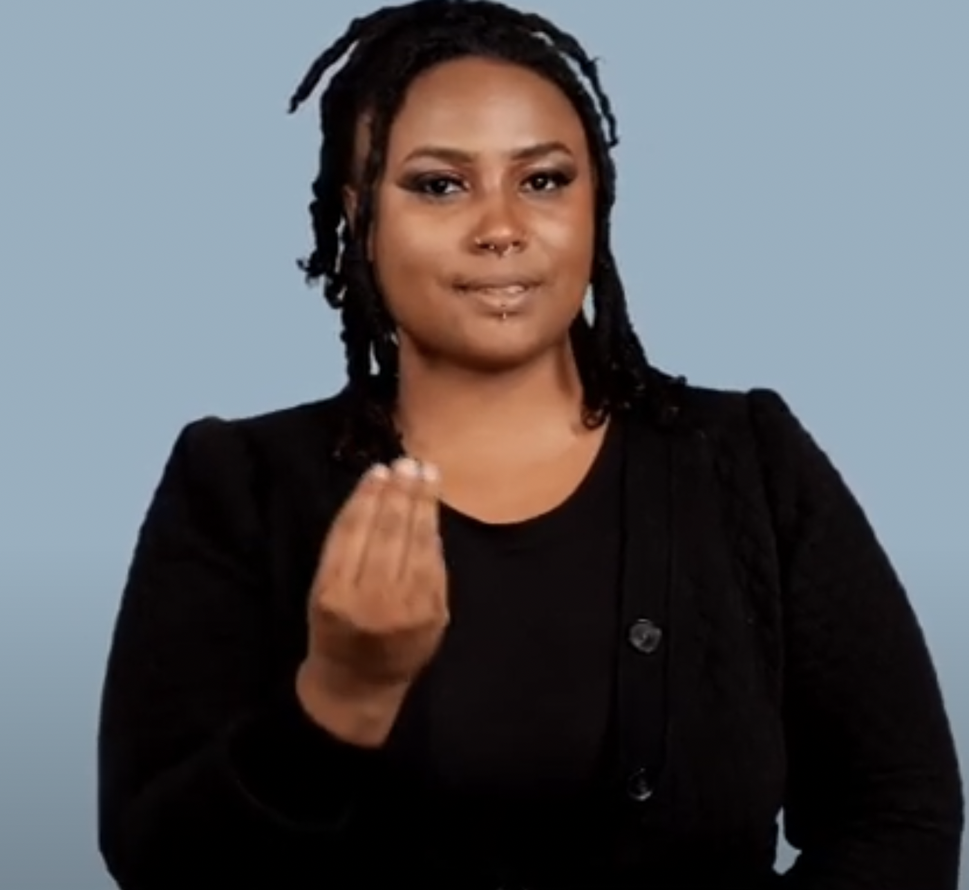 <p>first letter in a circle</p>