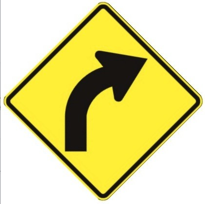 <p>What Does This Sign Mean?: A smooth, rounded line, shape, path, etc.</p>