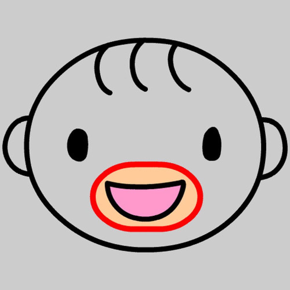<p>(kǒu)</p><p>mouth, hole</p><p>[measure word for number of family members]</p>