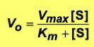 <p>At low [S] concentrations, K<sub>m </sub>+ [S] = K<sub>m</sub></p>