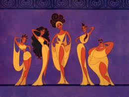 Who does Hesiod claim inspired the Theogony