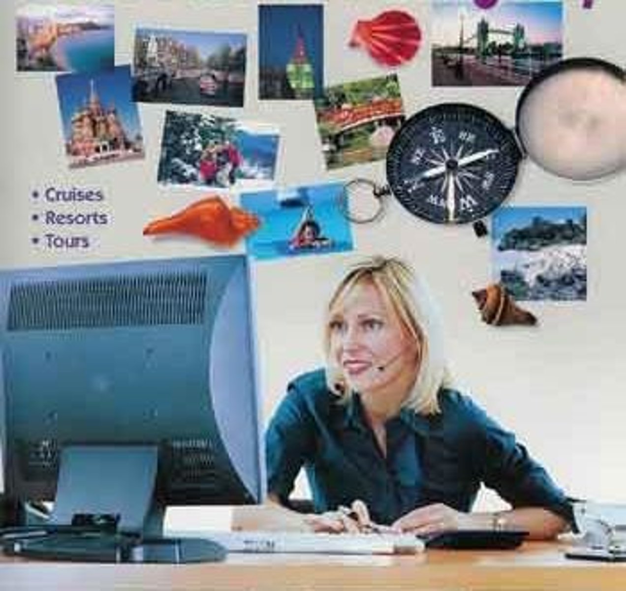 <p>the travel agent (m/f)</p>