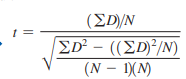 <p>T-test for dependent means (paired t-test)</p>
