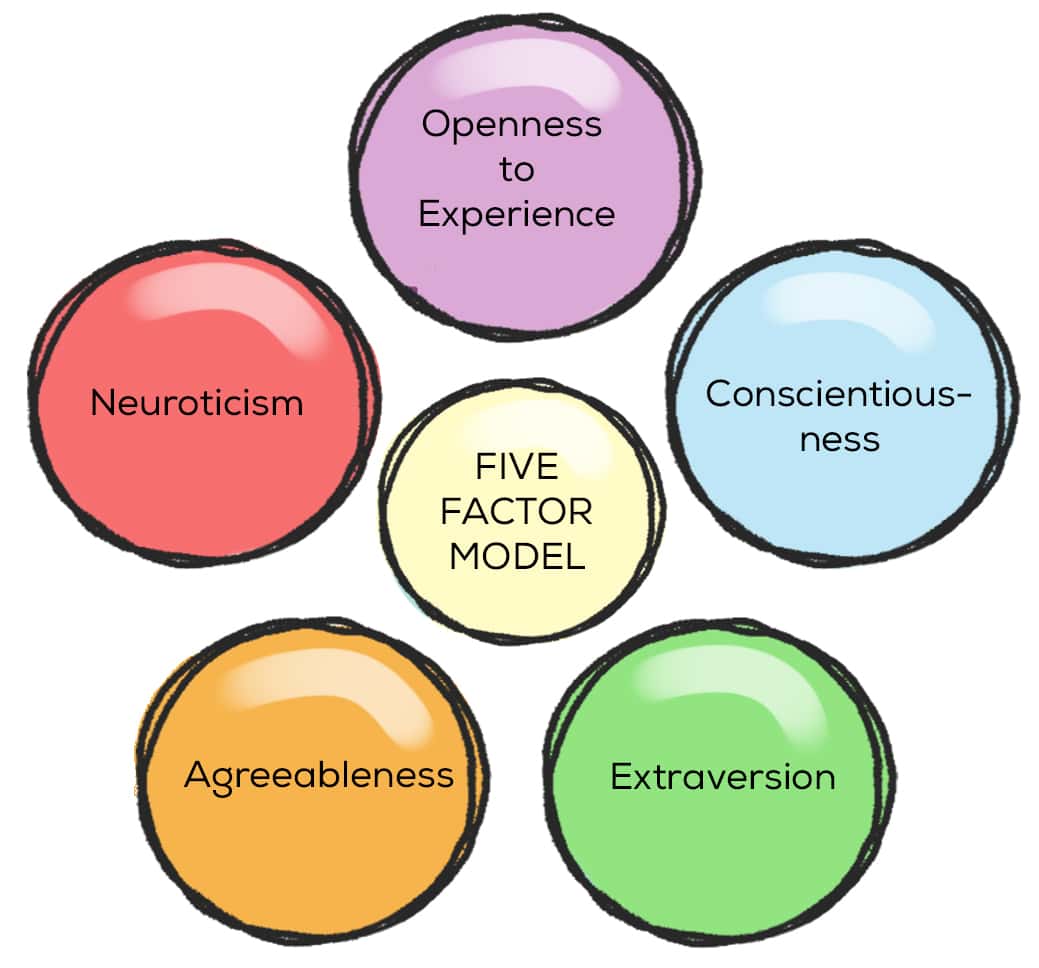 <p>personality psych - focuses on patterns of thoughts and behaviors that make people unique; personality traits are quantitatively measured. EX. myers-briggs type indicator; big five-factor model (aka OCEAN)</p>