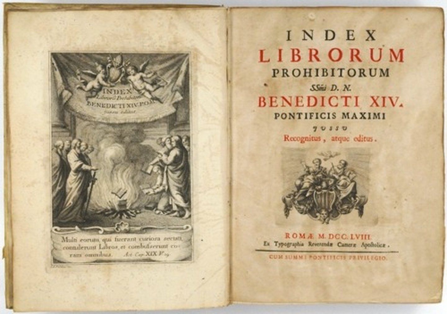 <p>List of Protestant books and other works banned and deemed heretical by the Catholic Church.</p>