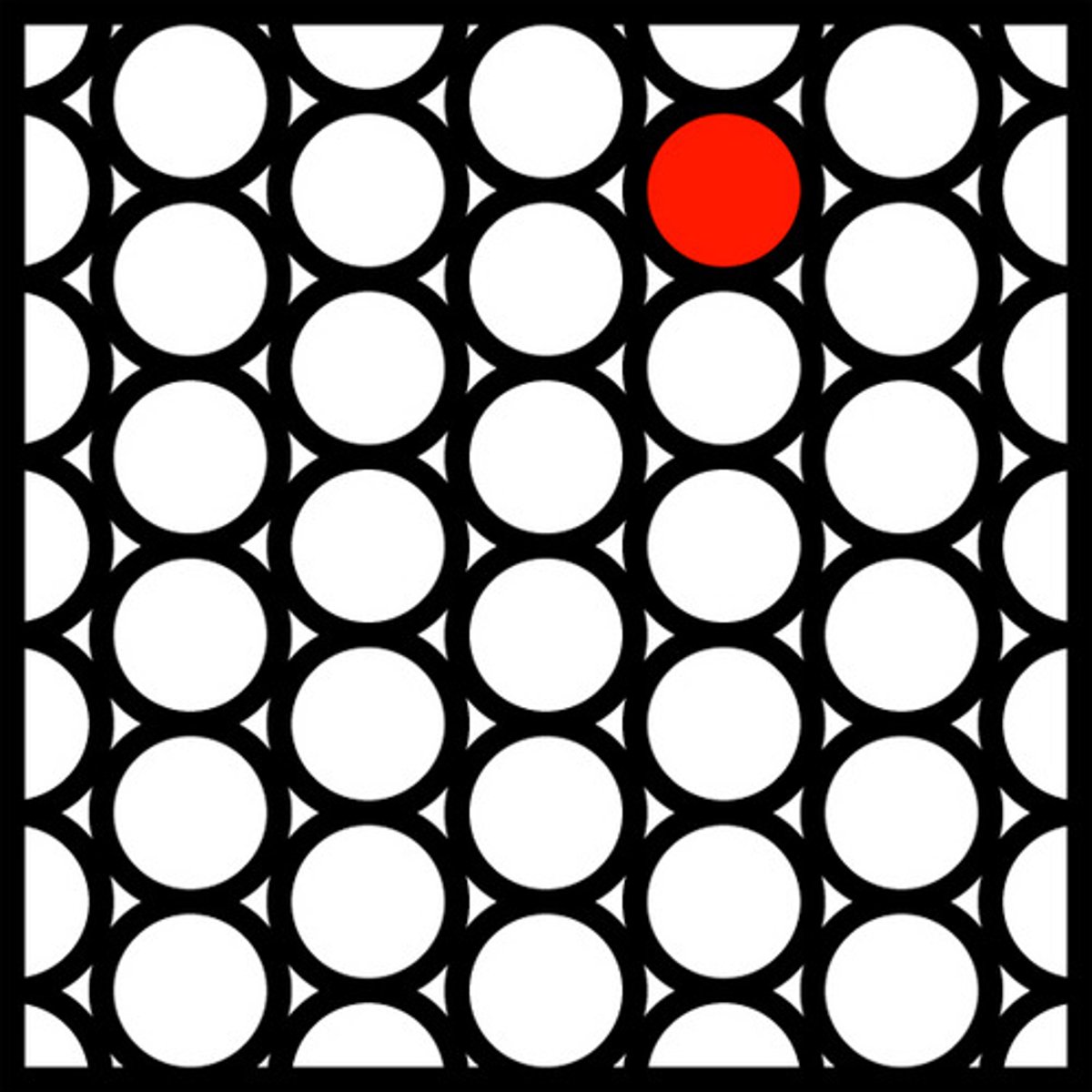 <p>a specific place of visual emphasis</p>