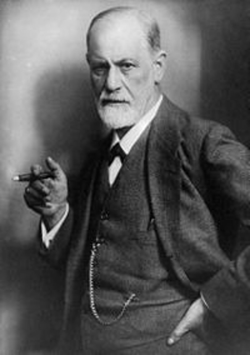 <p>1856-1939; Austrian.</p><p>Austrian physician whose work focused on the unconscious causes of behavior and personality formation; founded psychoanalysis.</p><p>Contributions: id/ego/superego, reality and pleasure principles, ego ideal, defense mechanisms (expanded by Anna Freud), psychoanalysis, and transference.</p>