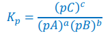 <p>Liquid D is omitted as it has no partial pressure</p>