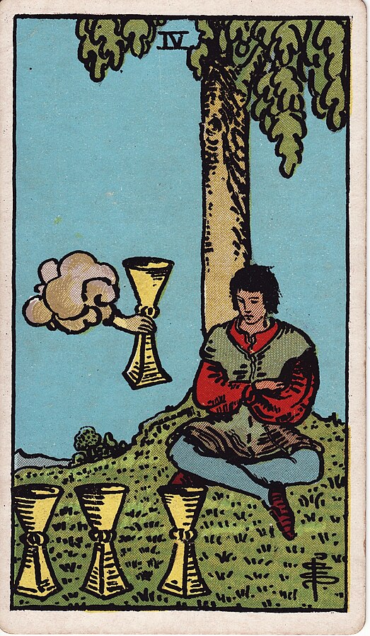 <p>Four of Cups</p>