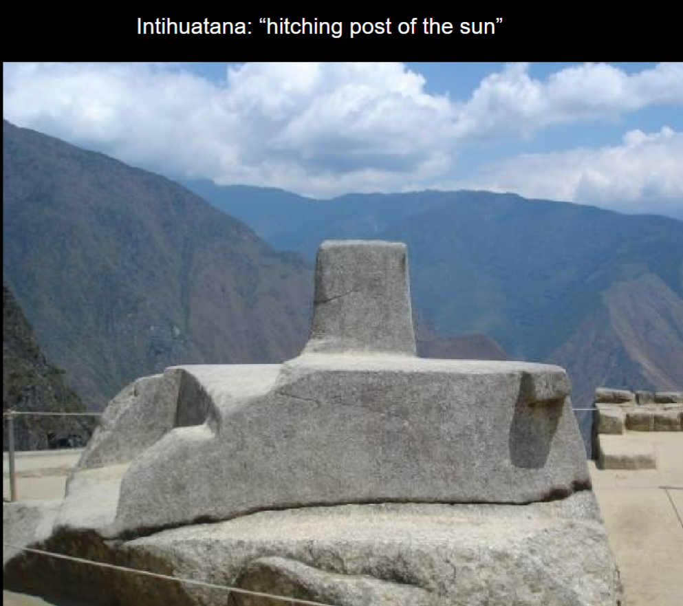 <p>Intihuatana Stone</p>