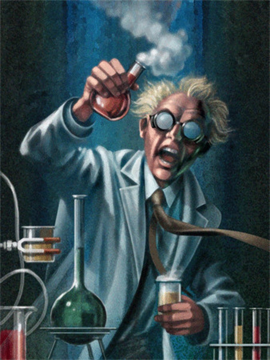 <p>Li estas sciencisto.</p>