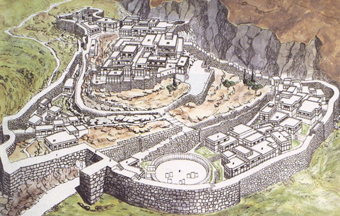 <p><span>Which of the following statements about the city of Mycenae is&nbsp;</span><strong>not</strong><span> true?</span></p><ul><li><p>Its heavy fortifications reflect a society mobilized for war.</p></li><li><p>Its walls were rebuilt three times, each time larger and stronger</p></li><li><p>It was arranged around two spatial focal points: the rulers’ residence and the temple</p></li><li><p>It was divided into an upper citadel and lower residential quarter</p></li></ul><p></p>