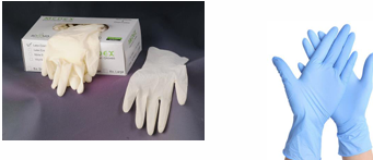 <p>Examination gloves (non-sterile)</p>