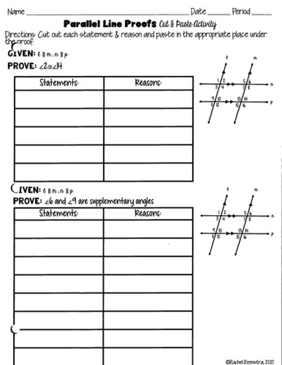 <p>Corresponding Angles Postulate</p>