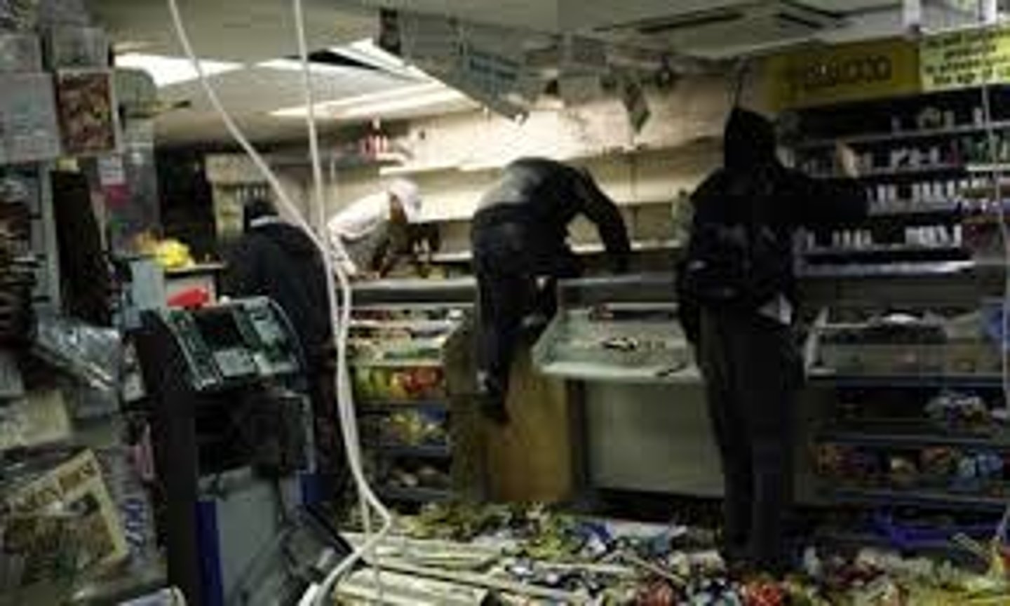 <p>To search a place or container in a violent and careless way</p><p>(The burglars ............... the house but found nothing valuable.)</p><p>(VERB) Lục soát, lục tìm</p>