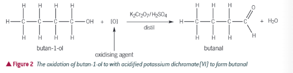 <p>An aldehyde will form (HO)</p>