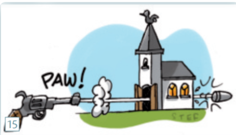 <p>wat betekent: de kogel is door de kerk</p>