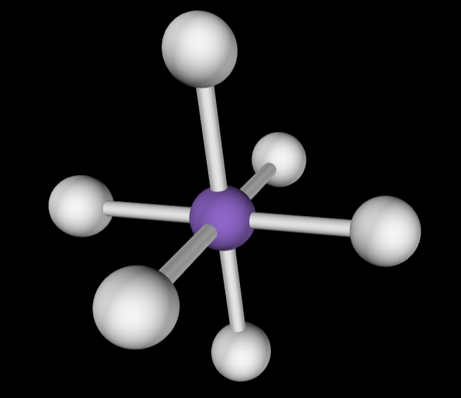 <p>Molecular Geometry: Octahedral</p>