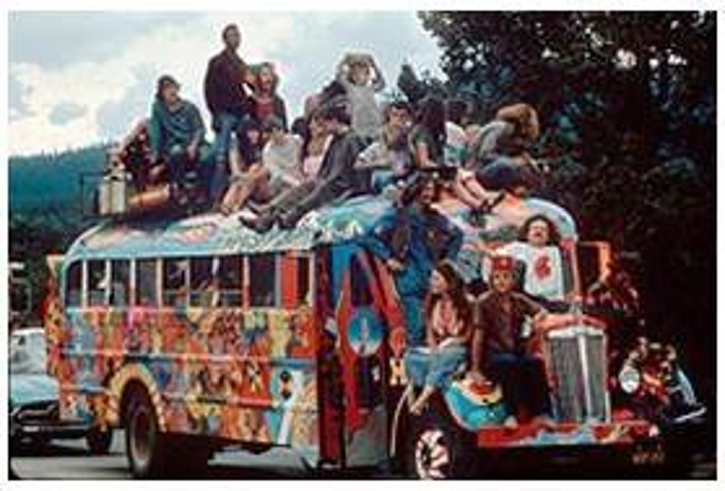<p>Rock 'n' roll music, outrageous and colorful clothing, sexual experimentation and license, illegal drug use (particularly marijuana and a new hallucinogenic drug called LSD), Eastern religions like Zen Buddhism, tie-dye, long hair, communes living.</p>