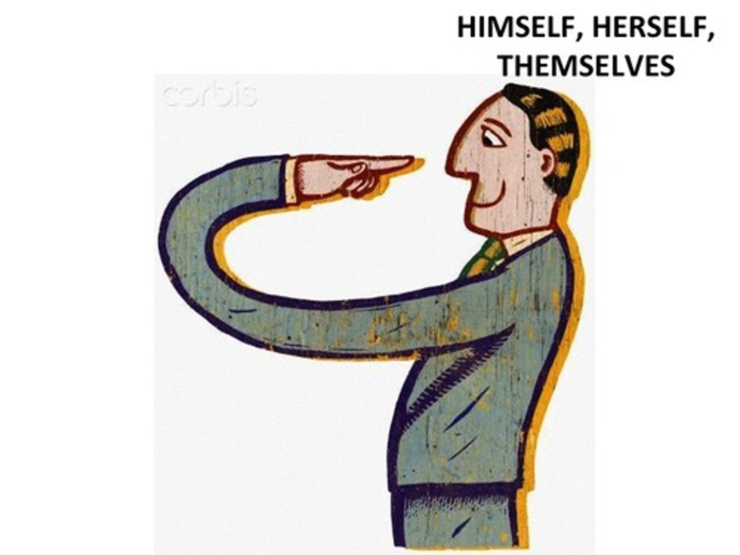 <p>with/to himself/herself</p>