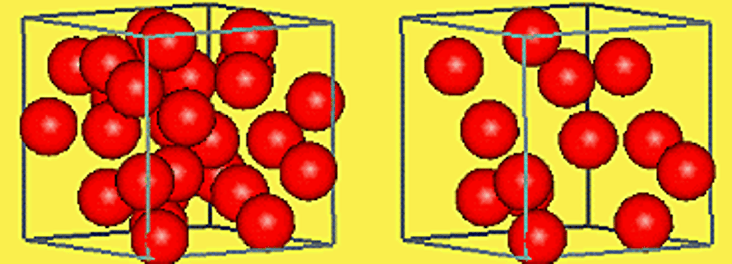 <p>the number of things divided by the measurement of area</p>