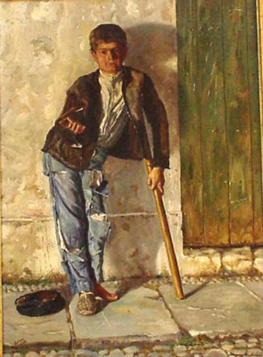 <p>hinkend, lahm</p>