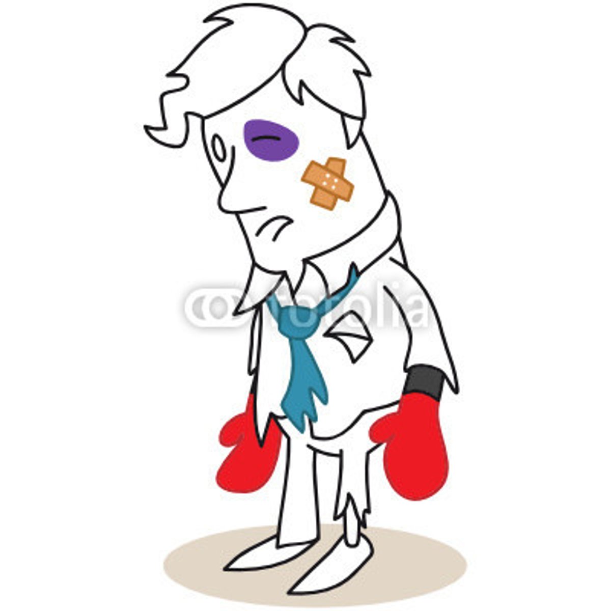 <p>un personnage petit, incapable ou peu intelligent</p>