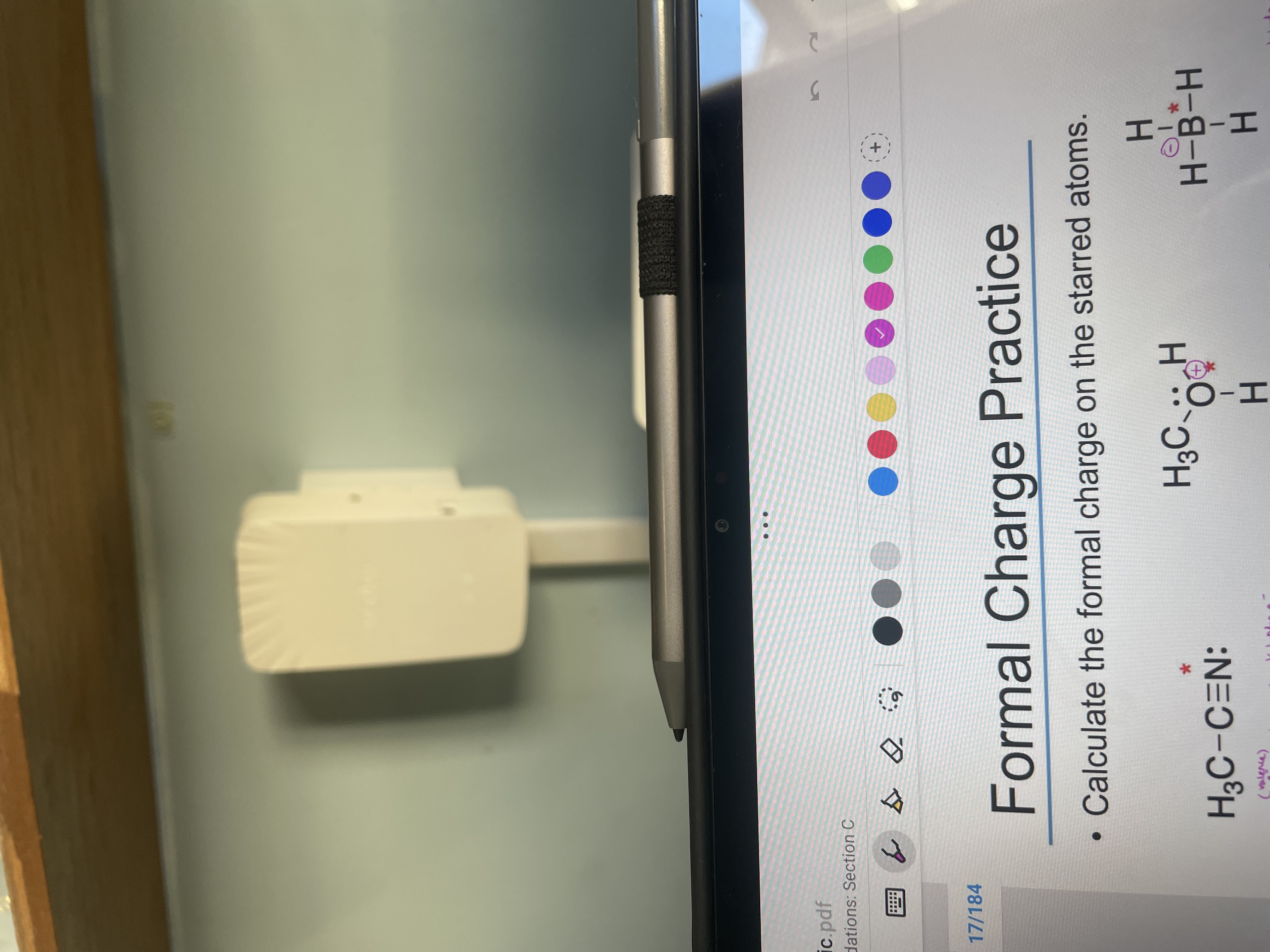 <p>Calculate the formal charge on the starred atoms:</p><p>what is electronegativity?</p><p>What does a greater difference in electronegativity result in? How would we show the polarity on HCN in both bonds?</p><p>What is the octet rule?</p><p>What are the two main exceptions to this rule? Why do we have acceptions?</p>