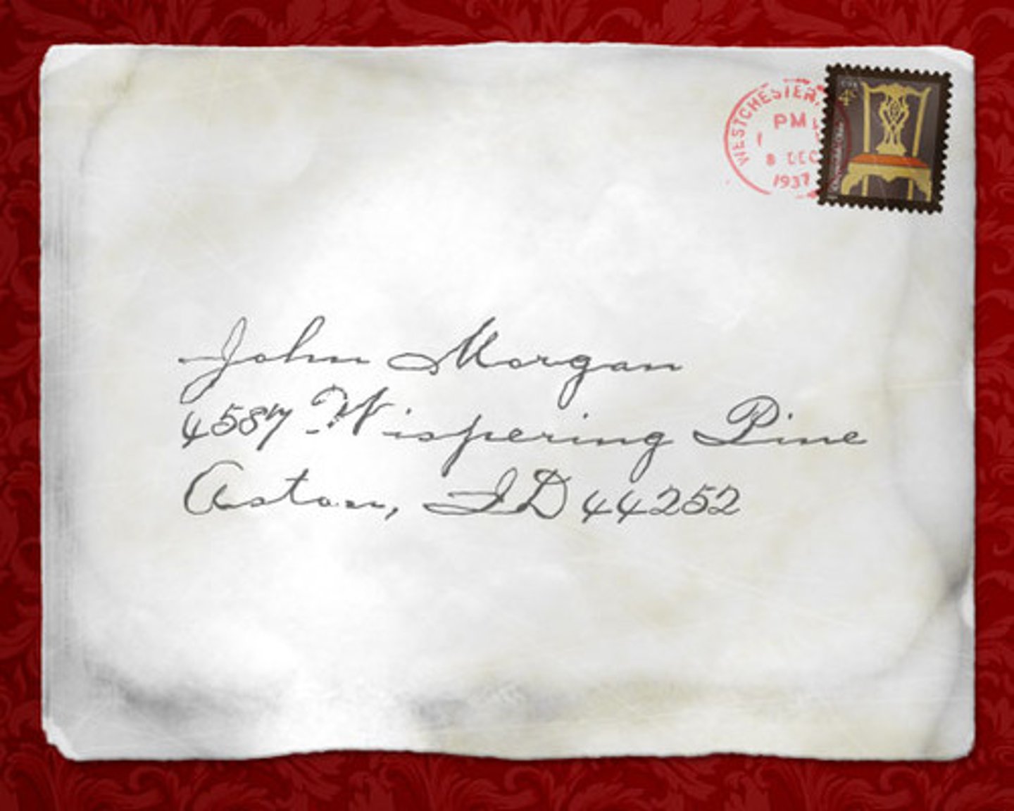 <p>Right now, the letter is being written by Sarah.</p>