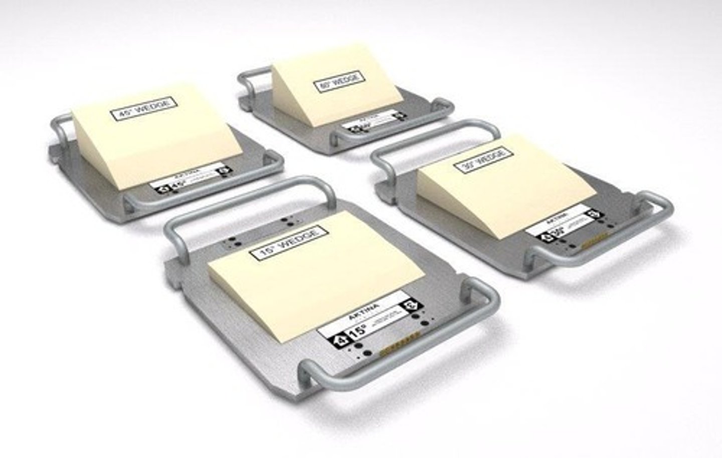 <p>Hard wedges are devices that come in various angles (15, 30, 45, 60 degrees) to deliver a homogeneous dose over curved treatment areas.</p>