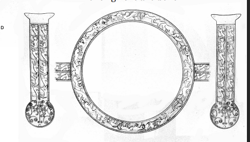 <p>Bronze cremation urn </p>